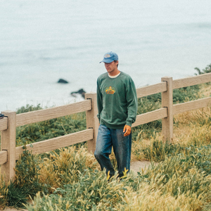 UCSB Oak & Banner Embroidered Crew