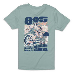 Youth 805 Mountain to the Sea Tee