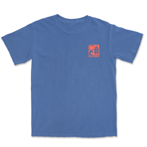 Santa Barbara Coastal Trip Tee - Flo Blue