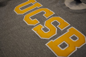 UCSB Applique Crewneck – Heather Gray