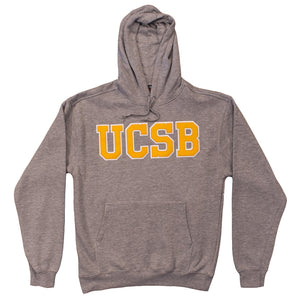 UCSB Applique Hoodie – Heather Gray