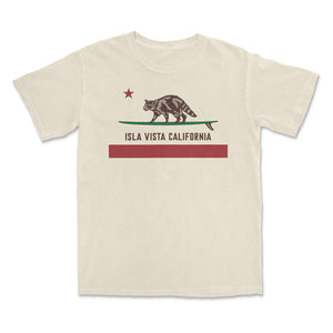California Flag Raccoon Tee