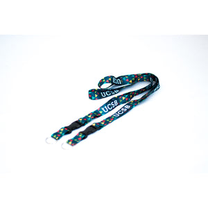 UCSB Patterned Lanyard