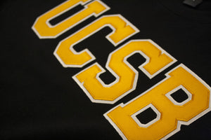 UCSB Applique Crewneck – Black