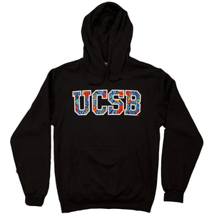 UCSB Floral Black Hoodie [discontinued]