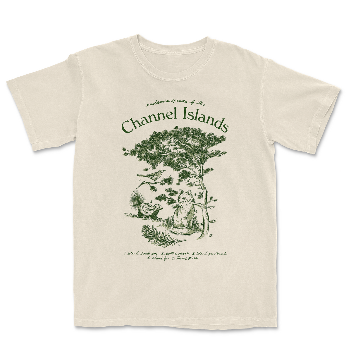 Endemic Species of Channel Islands Tee
