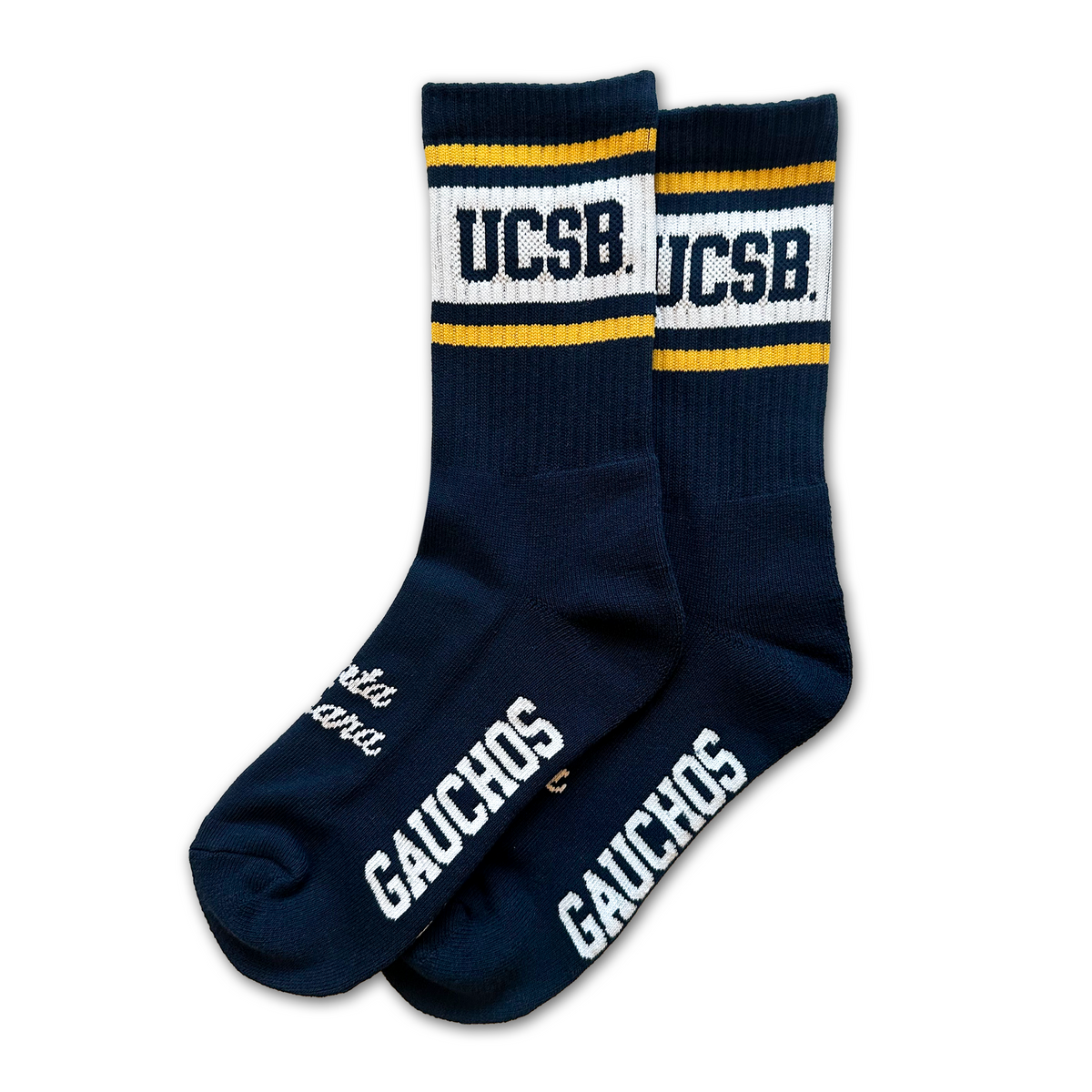 UCSB Retro Tube Socks - Navy