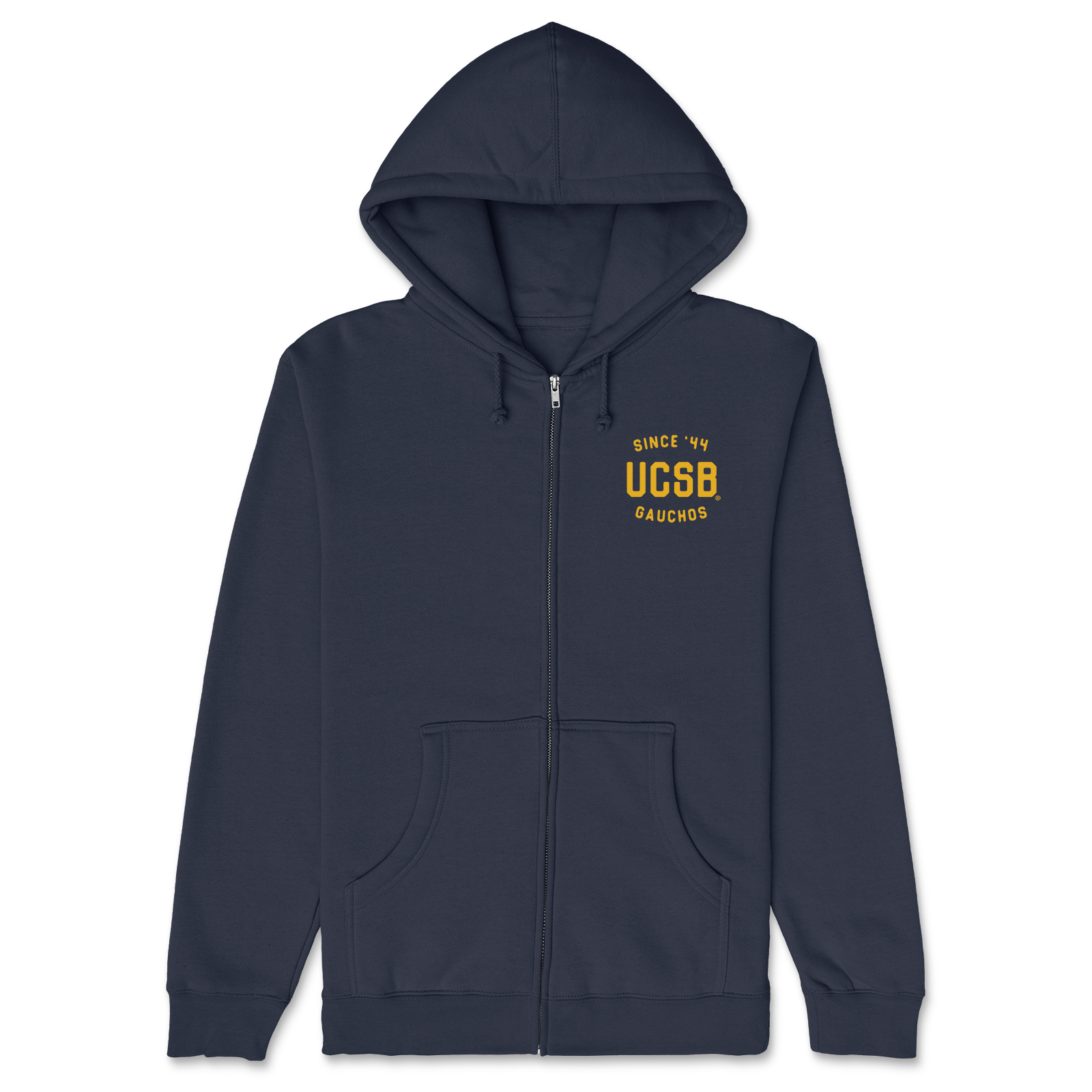 UCSB Blockletter Full Zip Hoodie [Discontinued]