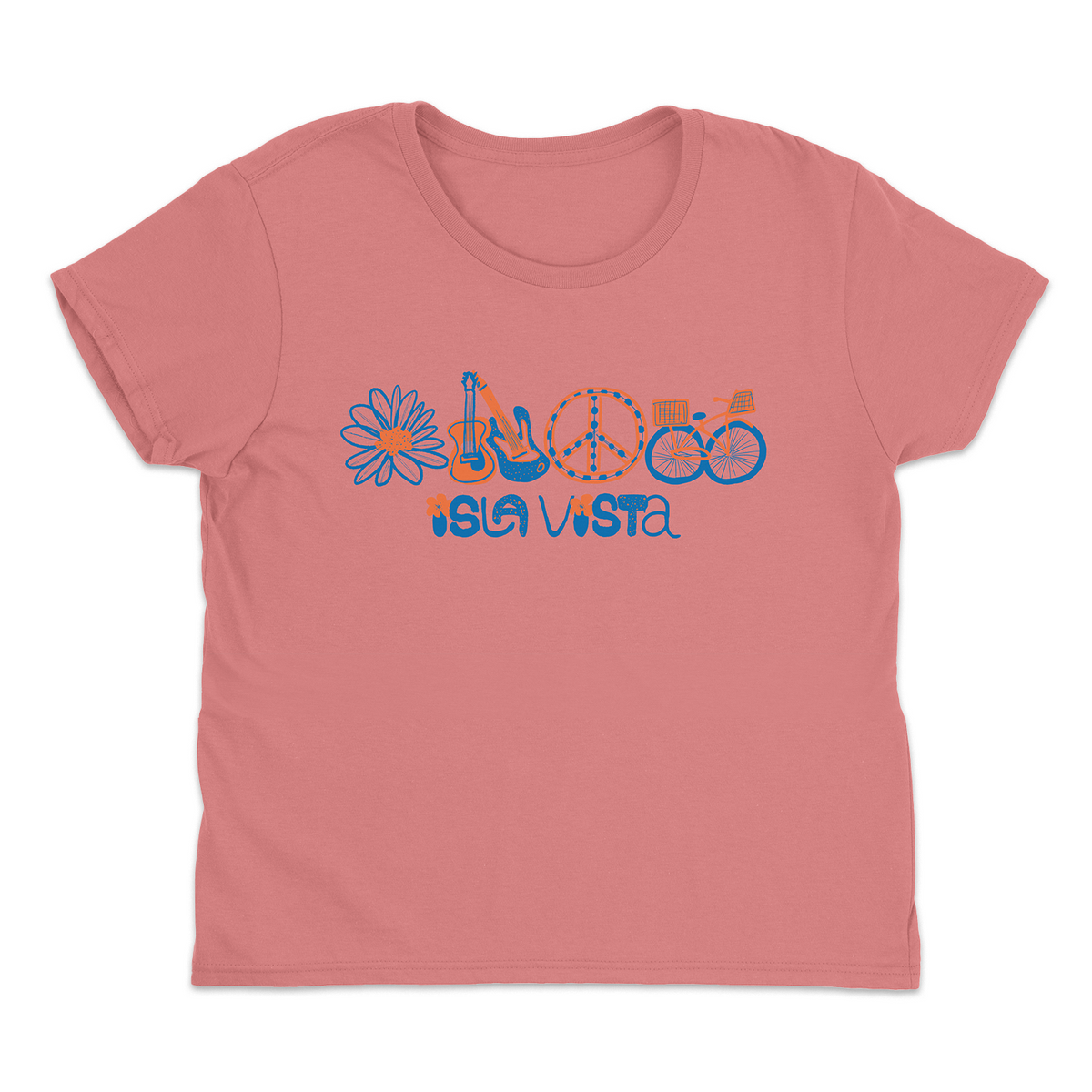 Peace, Love, Isla Vista High-Waisted Tee [Discontinued]