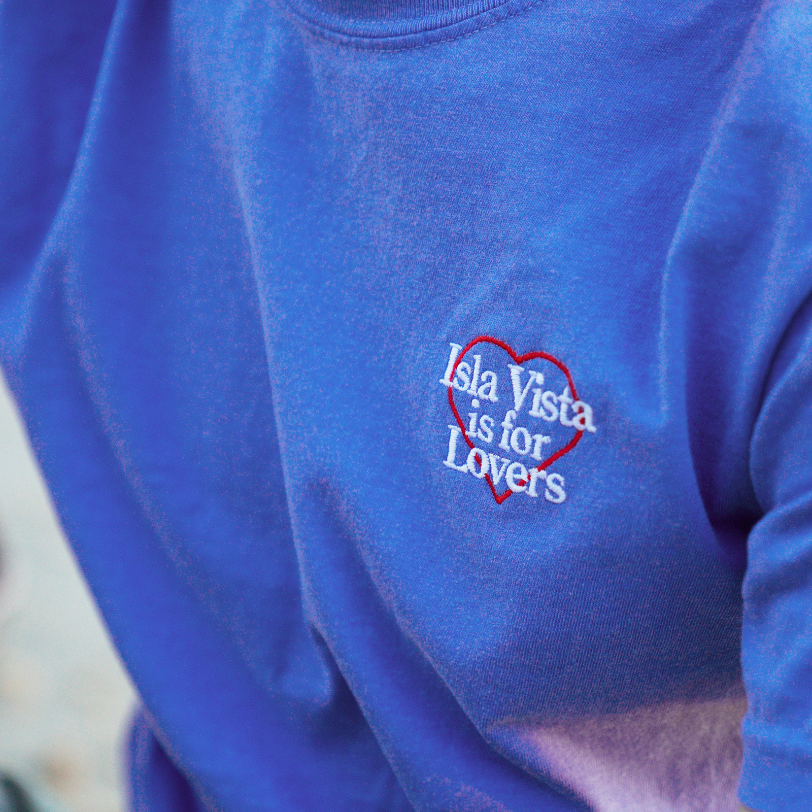 Isla Vista is for Lovers Embroidered Tee