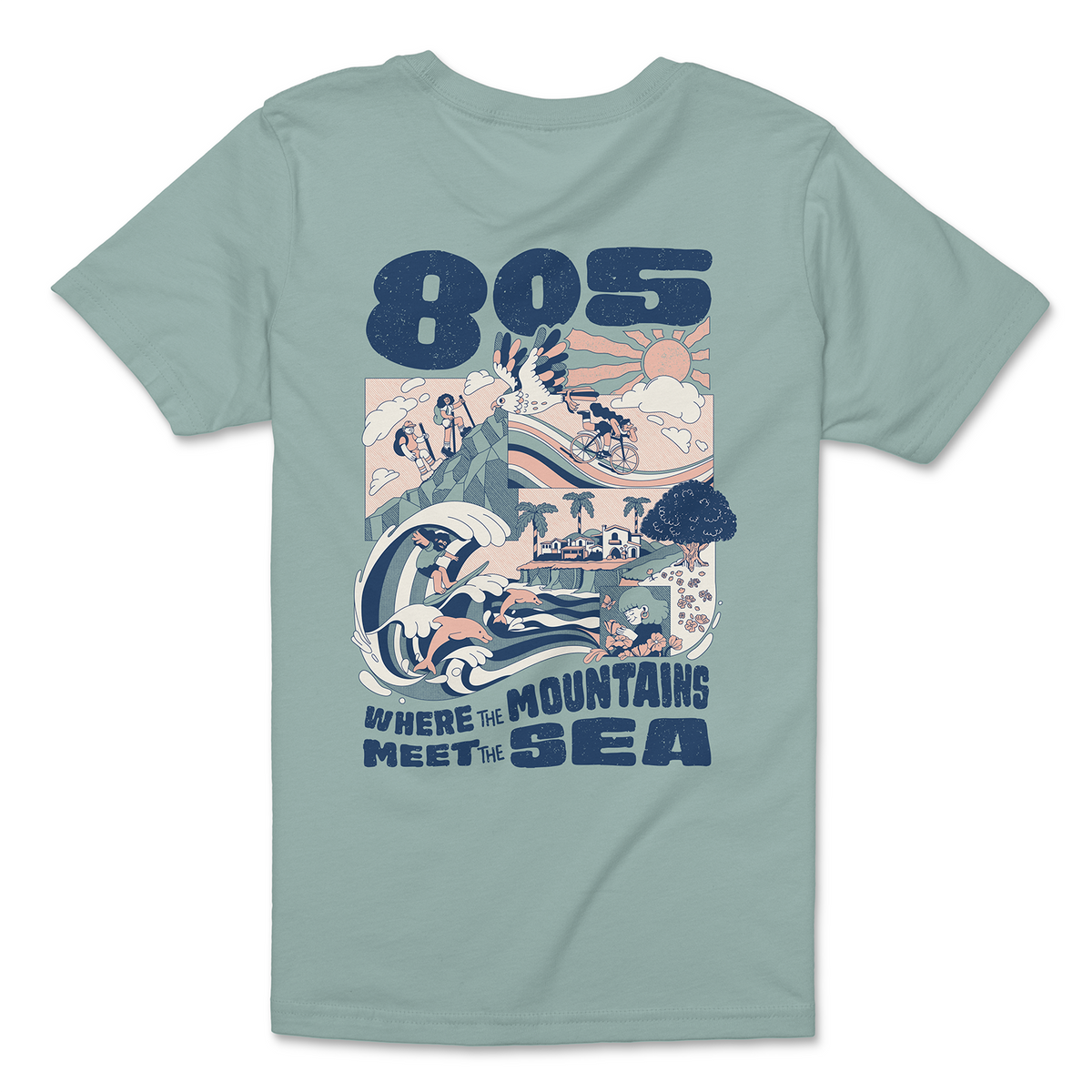 Youth 805 Mountain to the Sea Tee