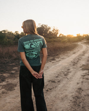 Goleta Coastal Trip Tee [Blue Spruce]