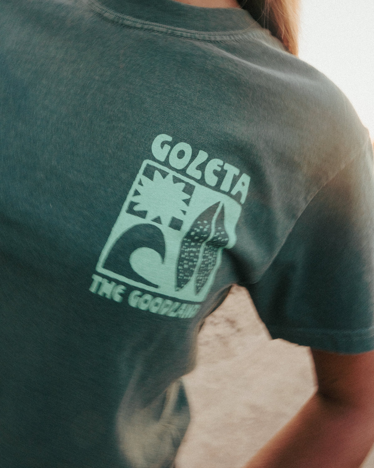 Goleta Coastal Trip Tee [Blue Spruce]