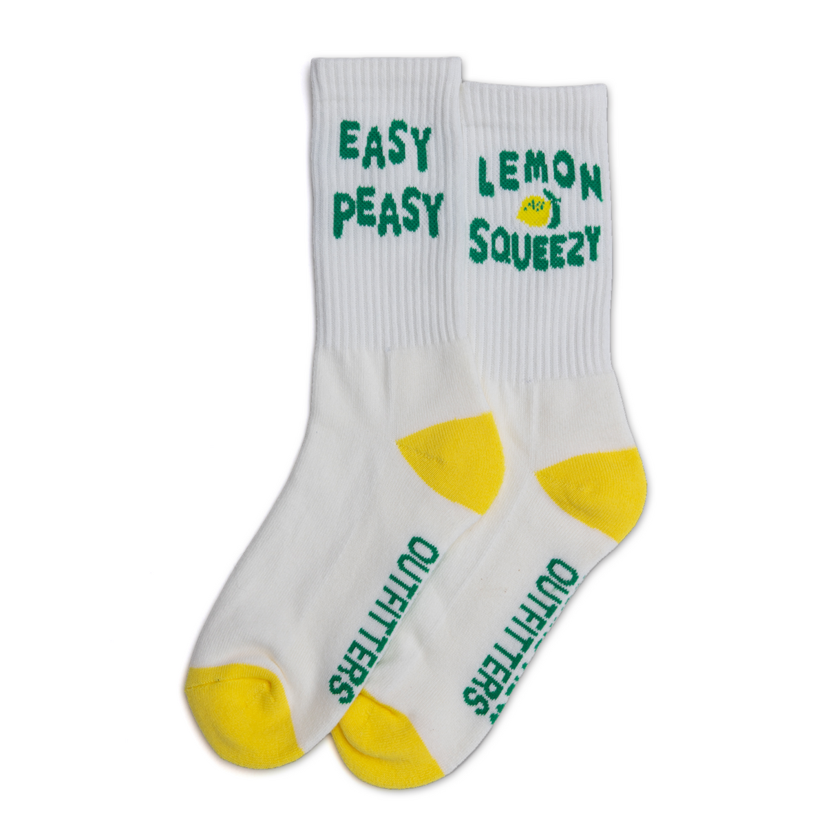 Easy Peasy Lemon Squezy Knit Crew Sock