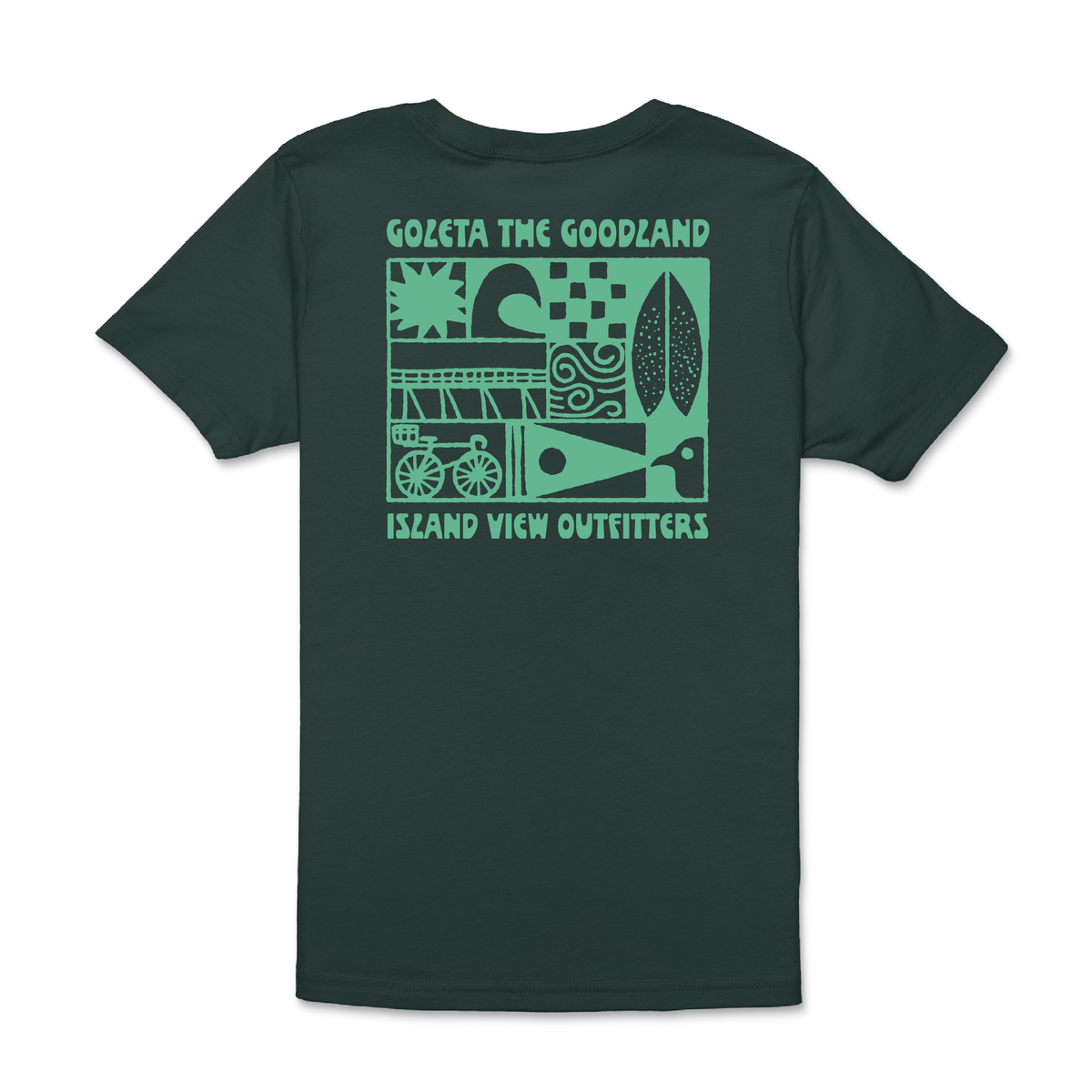 Goleta Coastal Trip Youth Tee [Forest]