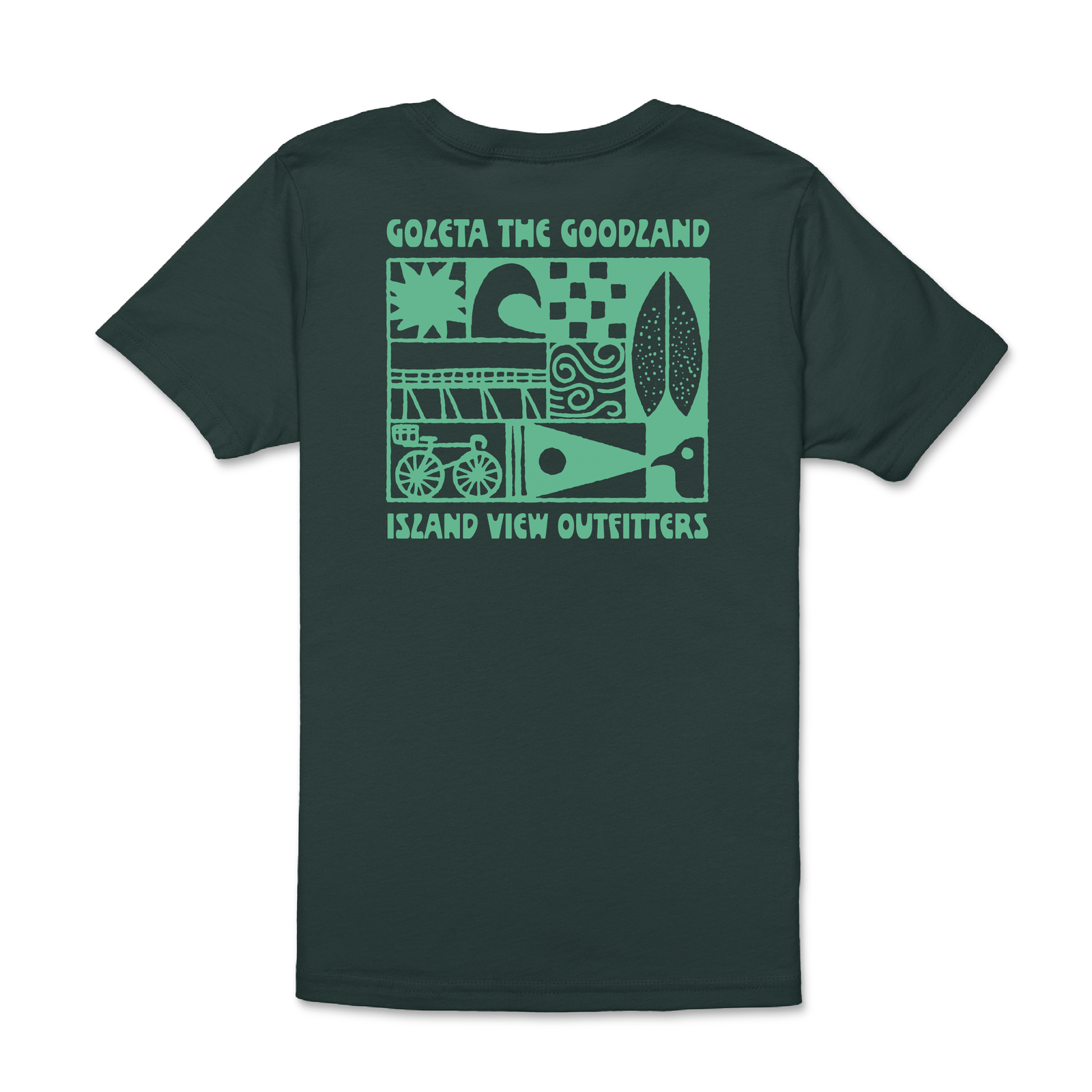 Goleta Coastal Trip Youth Tee [Forest]