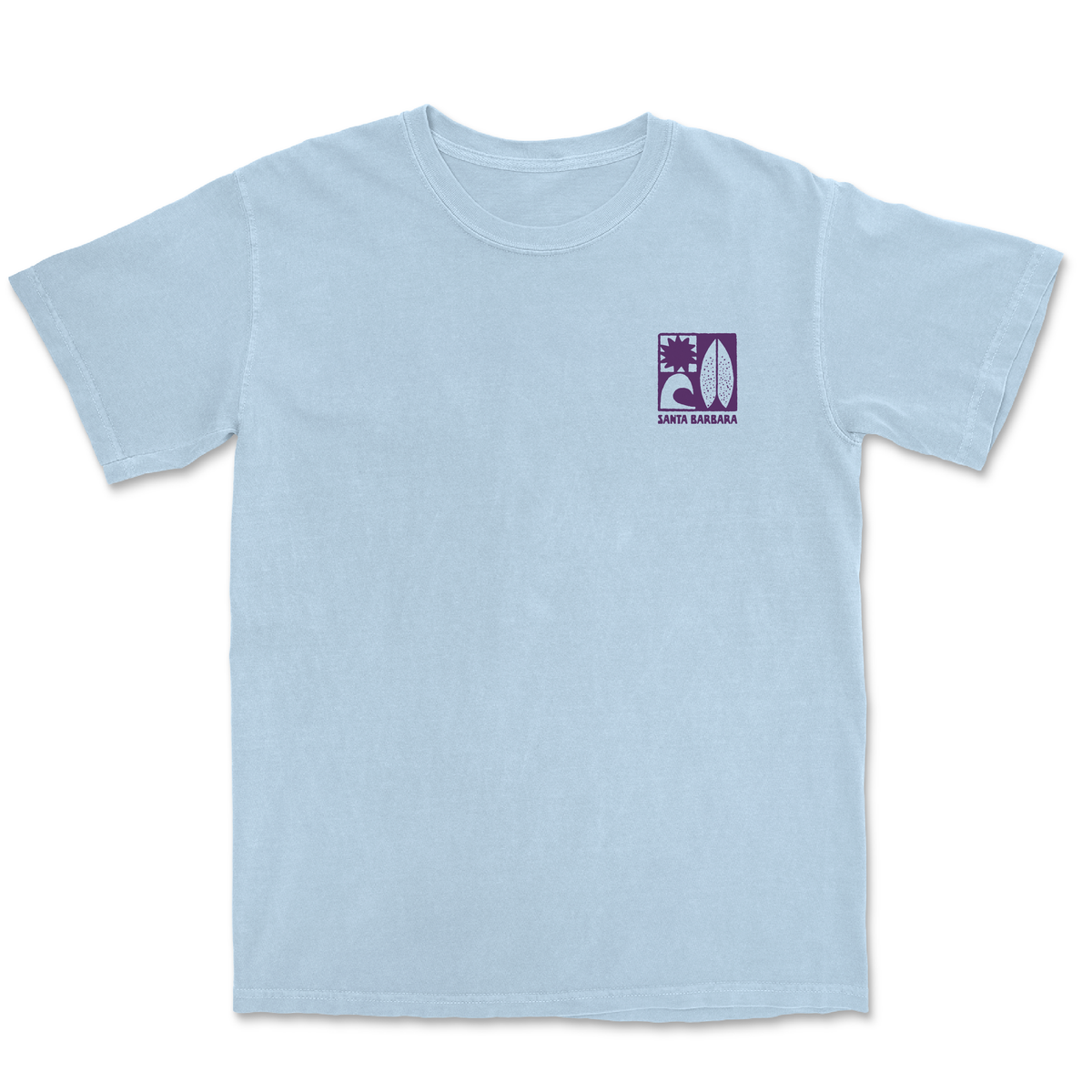 Santa Barbara Coastal Trip Tee - Hydrangea