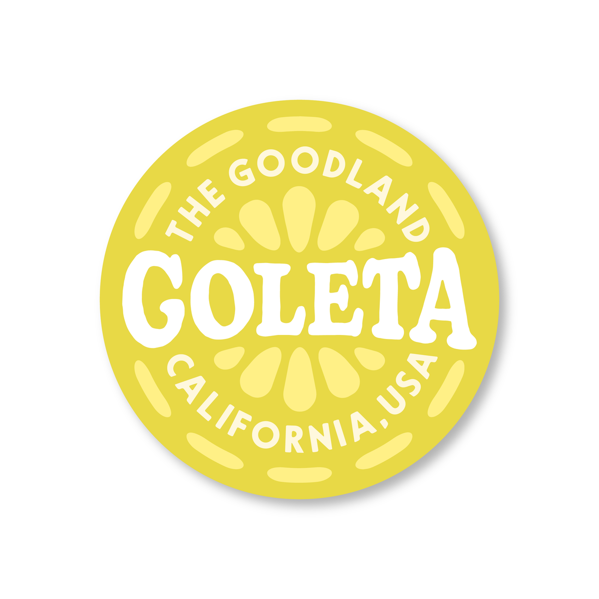 Slice of Goleta Sticker - Lemon