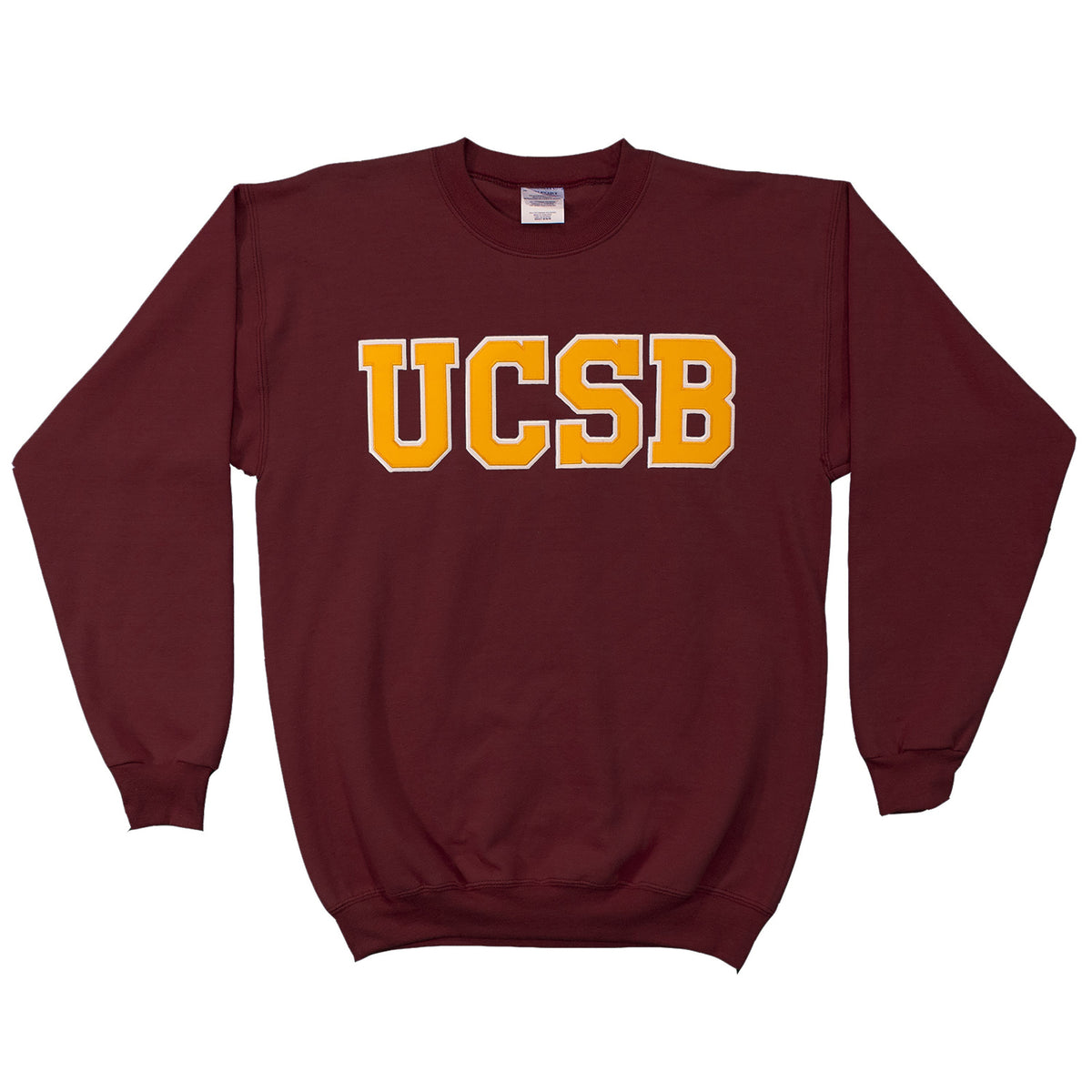 UCSB Applique Crewneck – Maroon