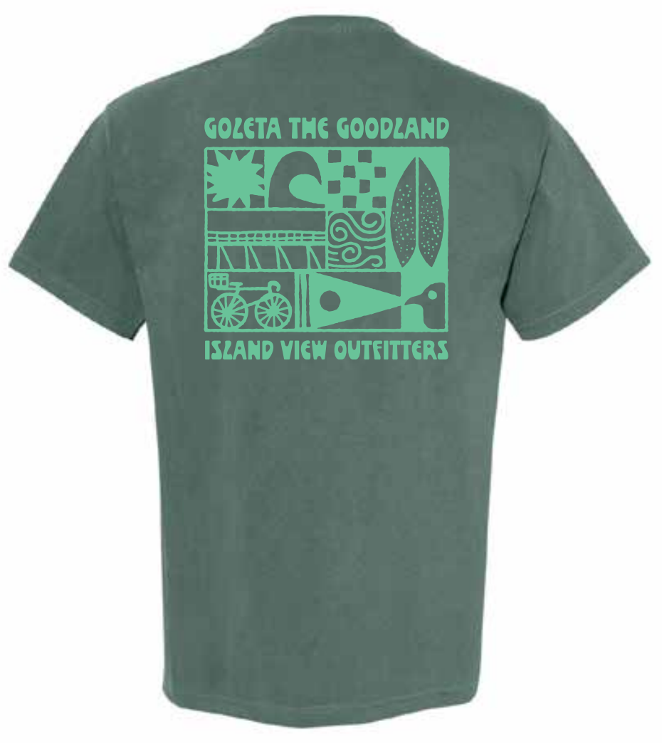 Goleta Coastal Trip Tee [Blue Spruce]