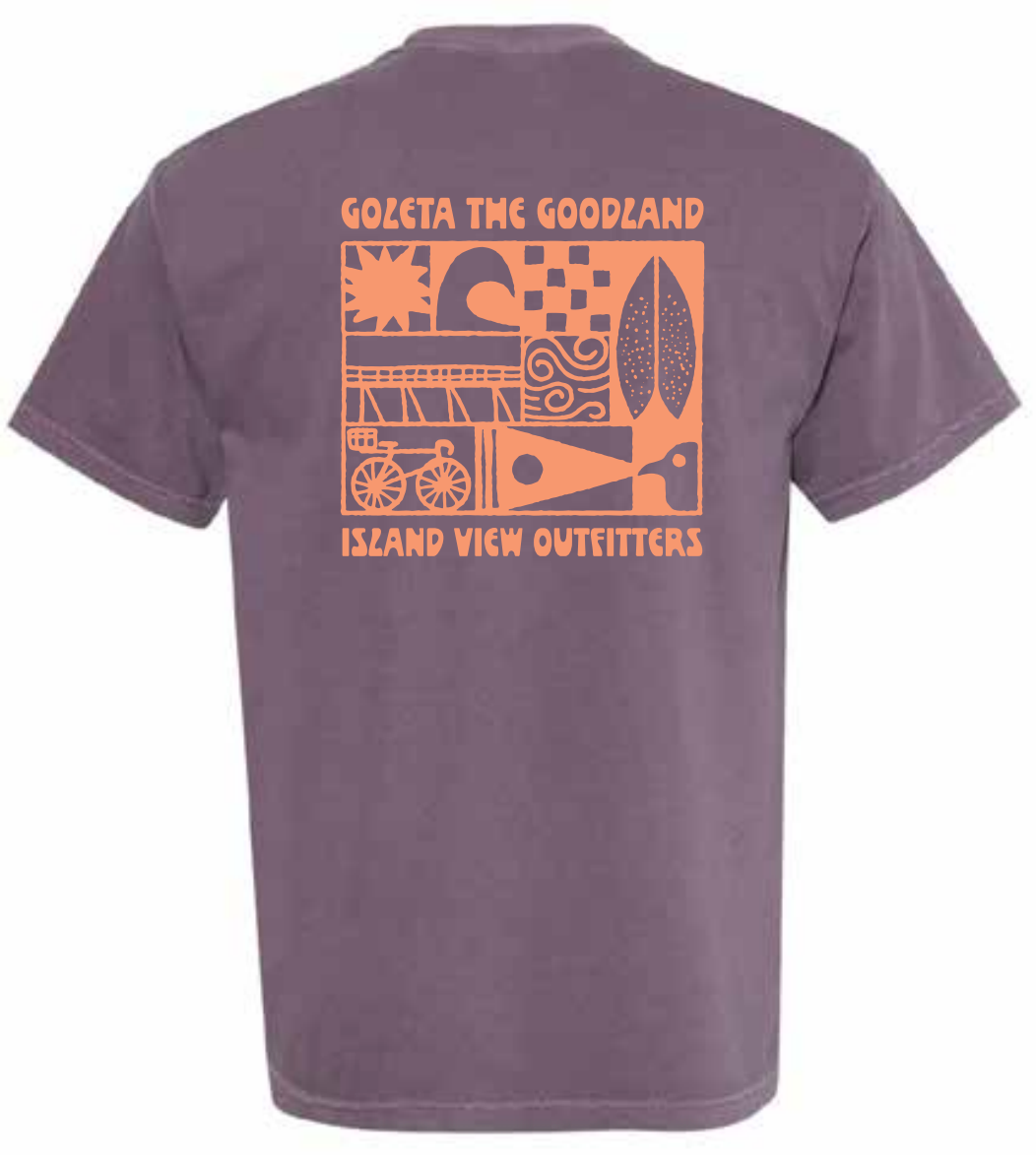 Goleta Coastal Trip Tee [Wine]