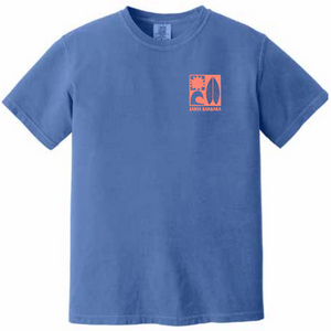 Santa Barbara Coastal Trip Tee - Flo Blue