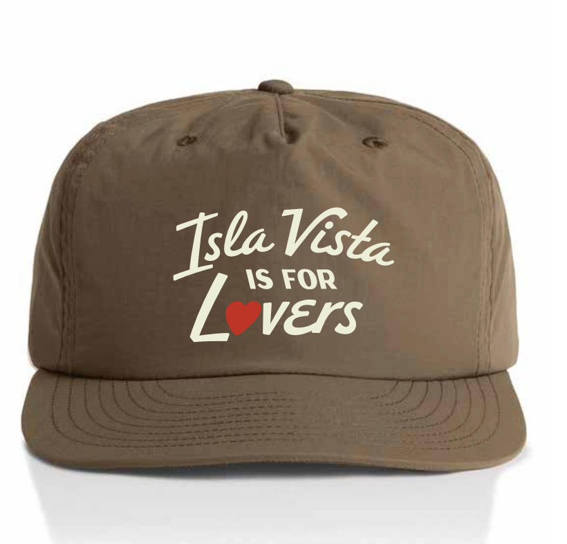 Isla Vista is for Lovers Postcard Hat