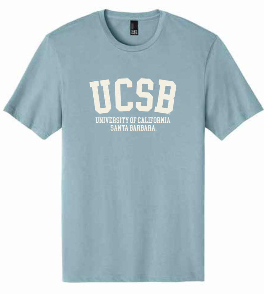 UCSB Warehouse Basic Block Tee - Sky Blue [Archived]