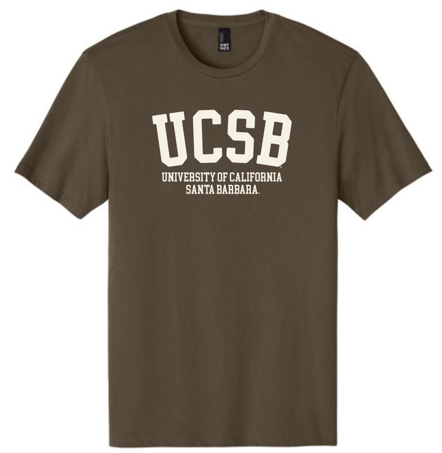UCSB Warehouse Basic Block Tee - Mocha Brown [Archived]
