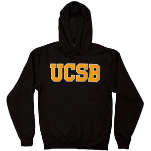 UCSB Applique Hoodie – Black