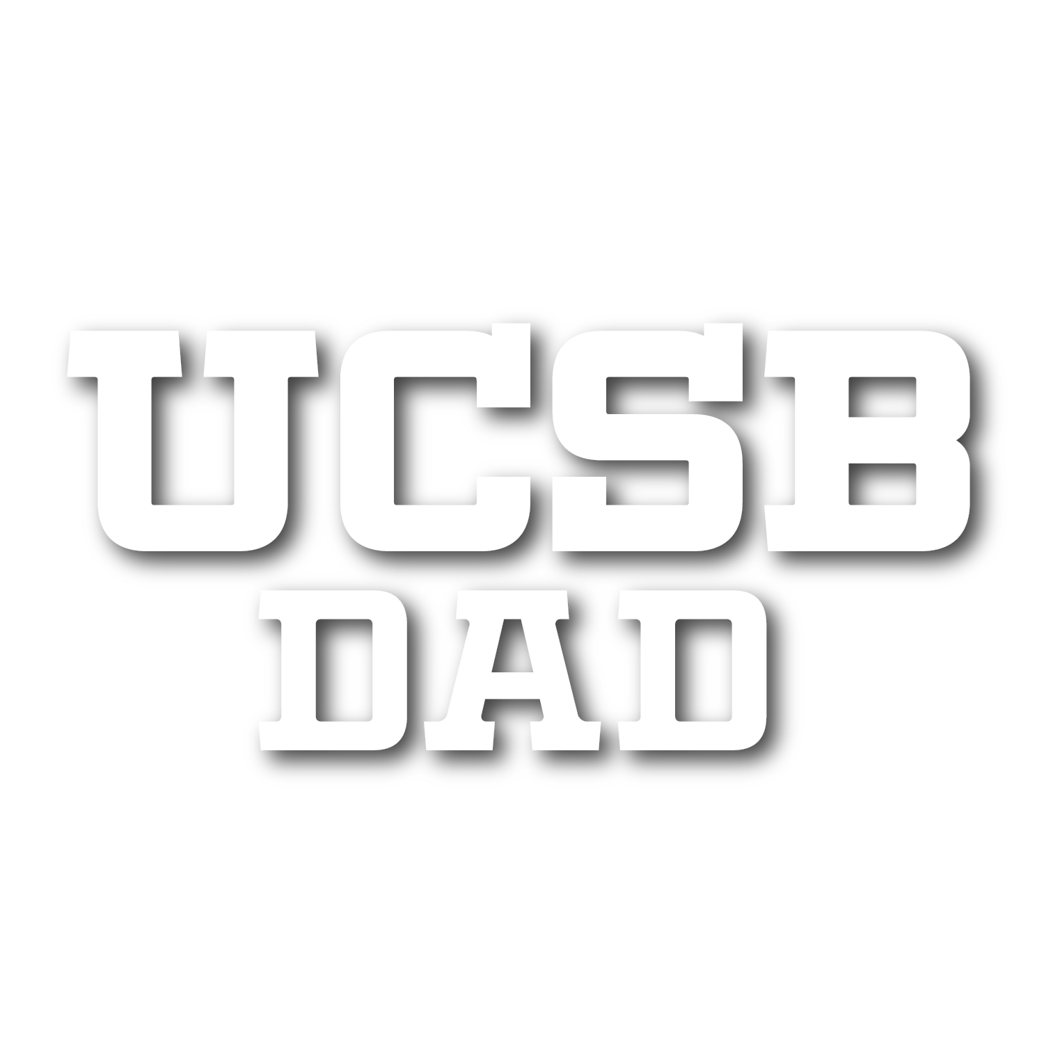 UCSB Mom & Dad Sticker