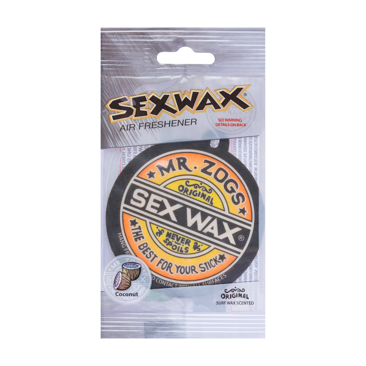 Mr. Zogs Sexwax Air Freshener - Coconut