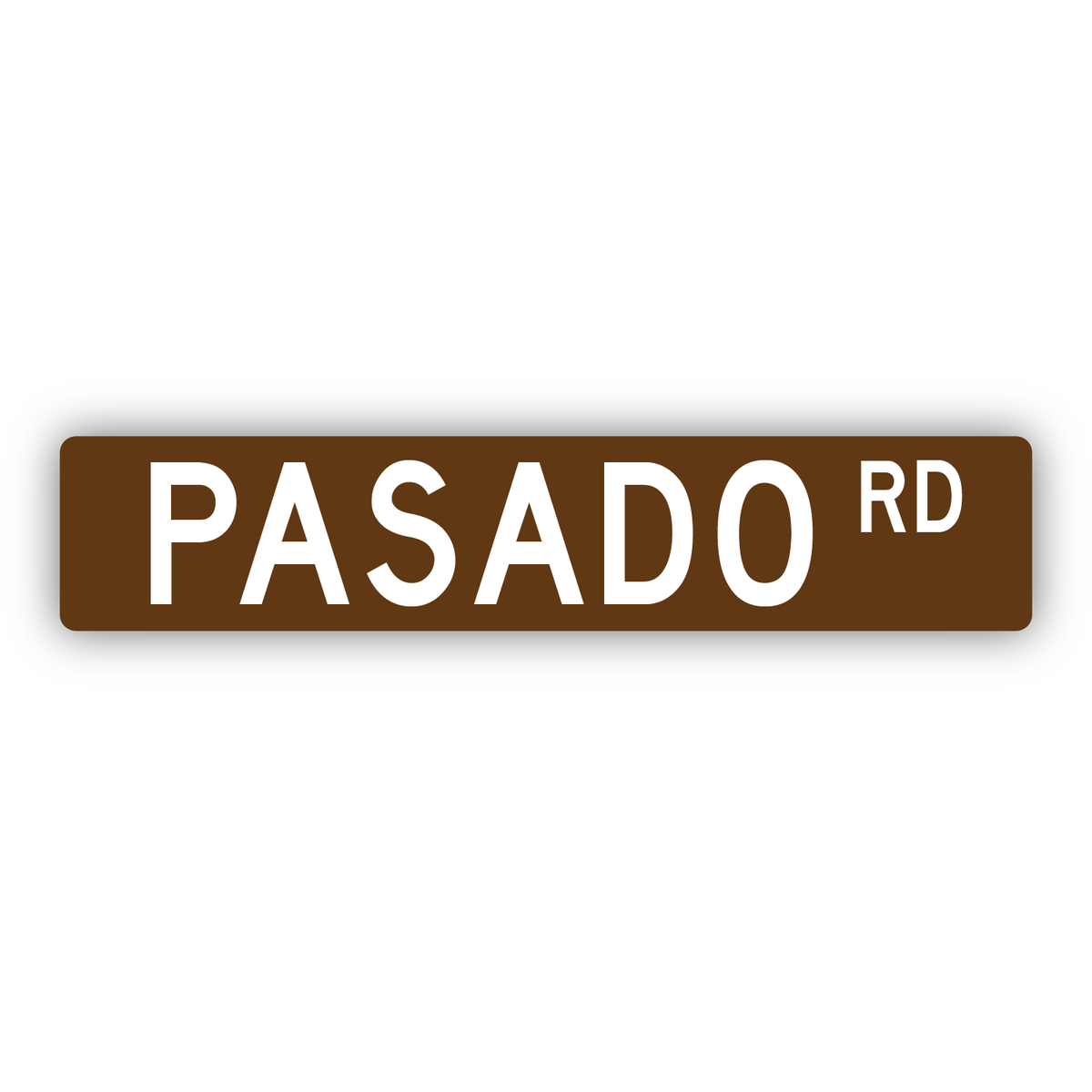 Pasado Rd. Street Sign Sticker