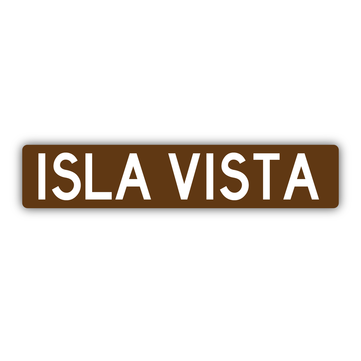Isla Vista Street Sign Sticker