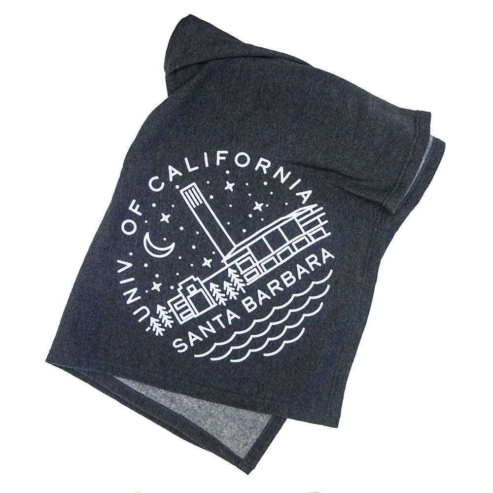 UCSB Heathered Fleece Throw [Discontinued]