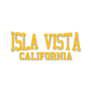 Isla Vista California 6.5" Sticker
