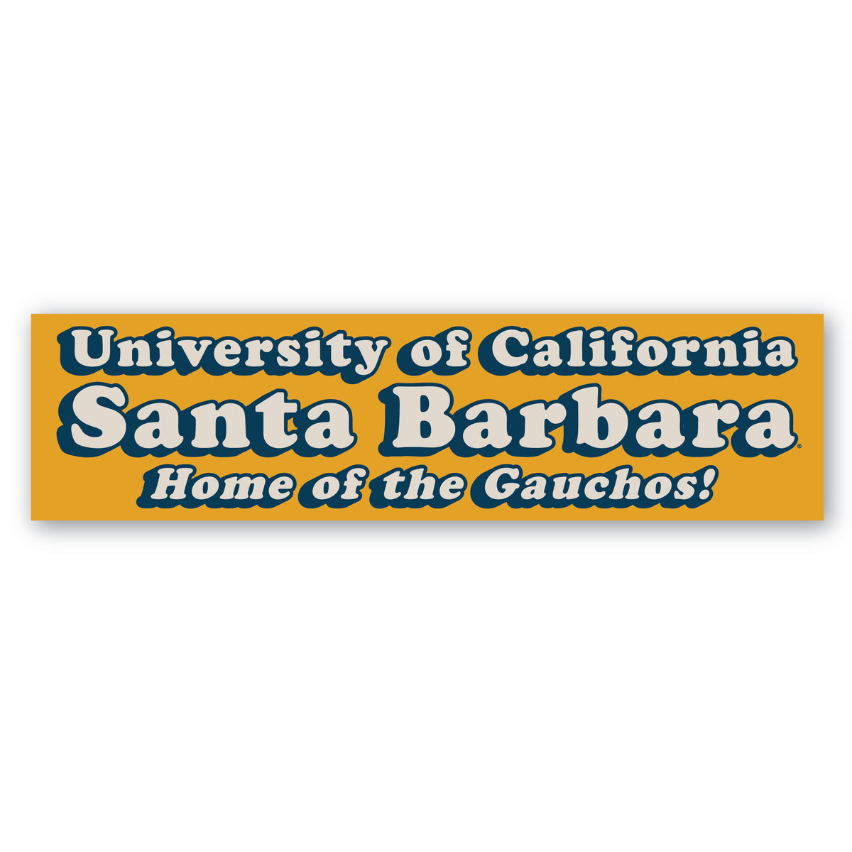 UCSB Bumper Sticker 11.5&quot; x 3&quot; [Discontinued]