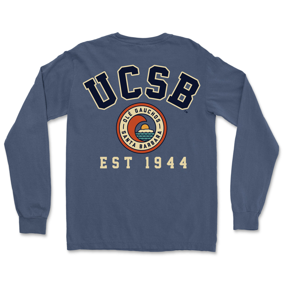 UCSB Pigment Dyed Long Sleeve with Pocket [Discontinued]