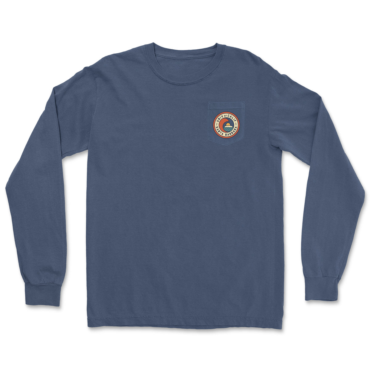 UCSB Pigment Dyed Long Sleeve with Pocket [Discontinued]