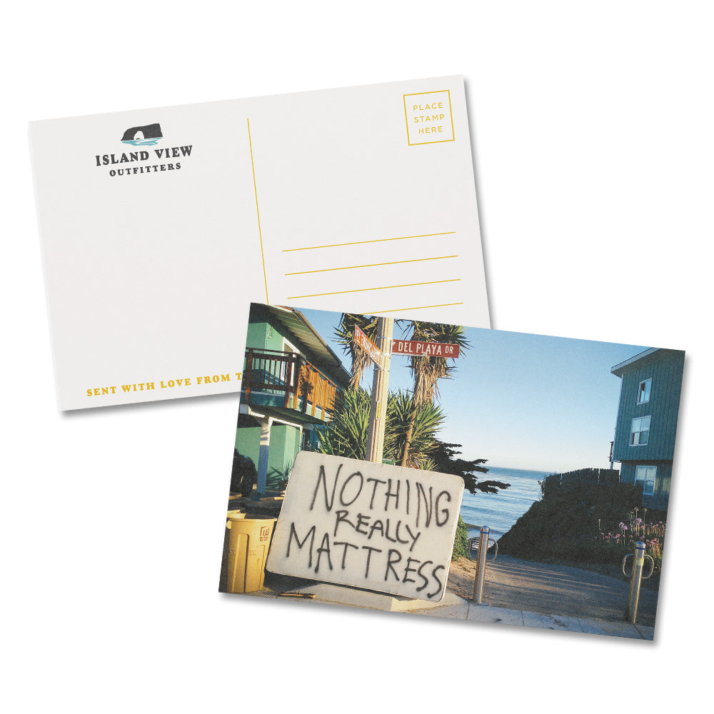 Nothing Really Mattress Postcard [discontinued]