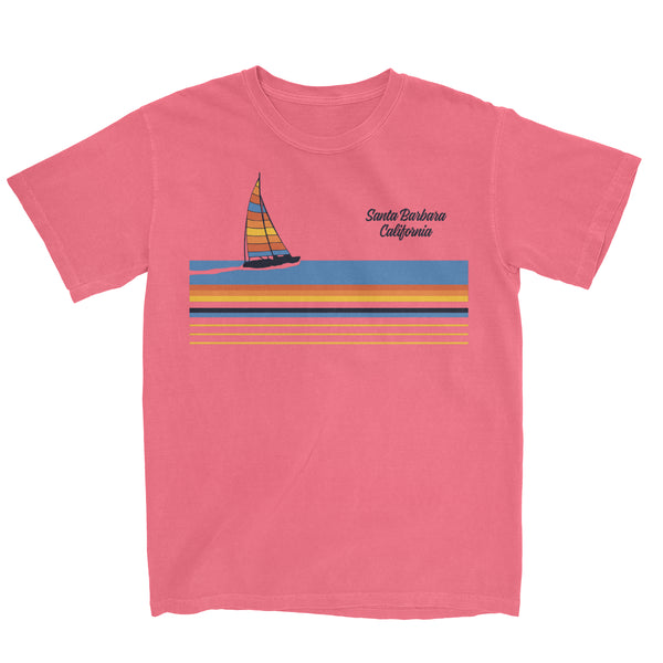 Set Sail Santa Barbara Tee Island View Outfitters