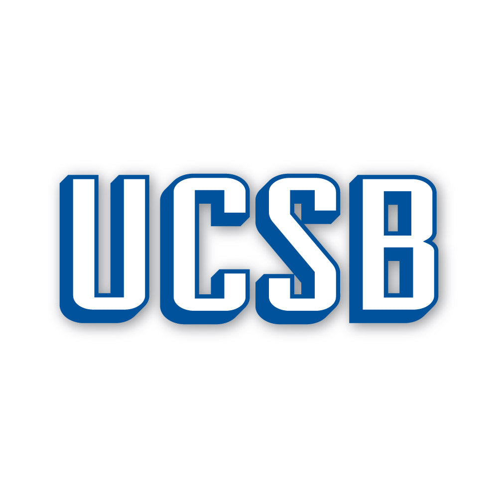 UCSB Two-Color 6.5&quot; Sticker [Discontinued]