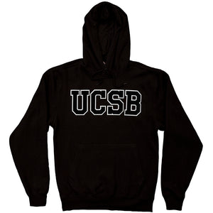 UCSB Applique Hoodie - Black Twill [Discontinued]