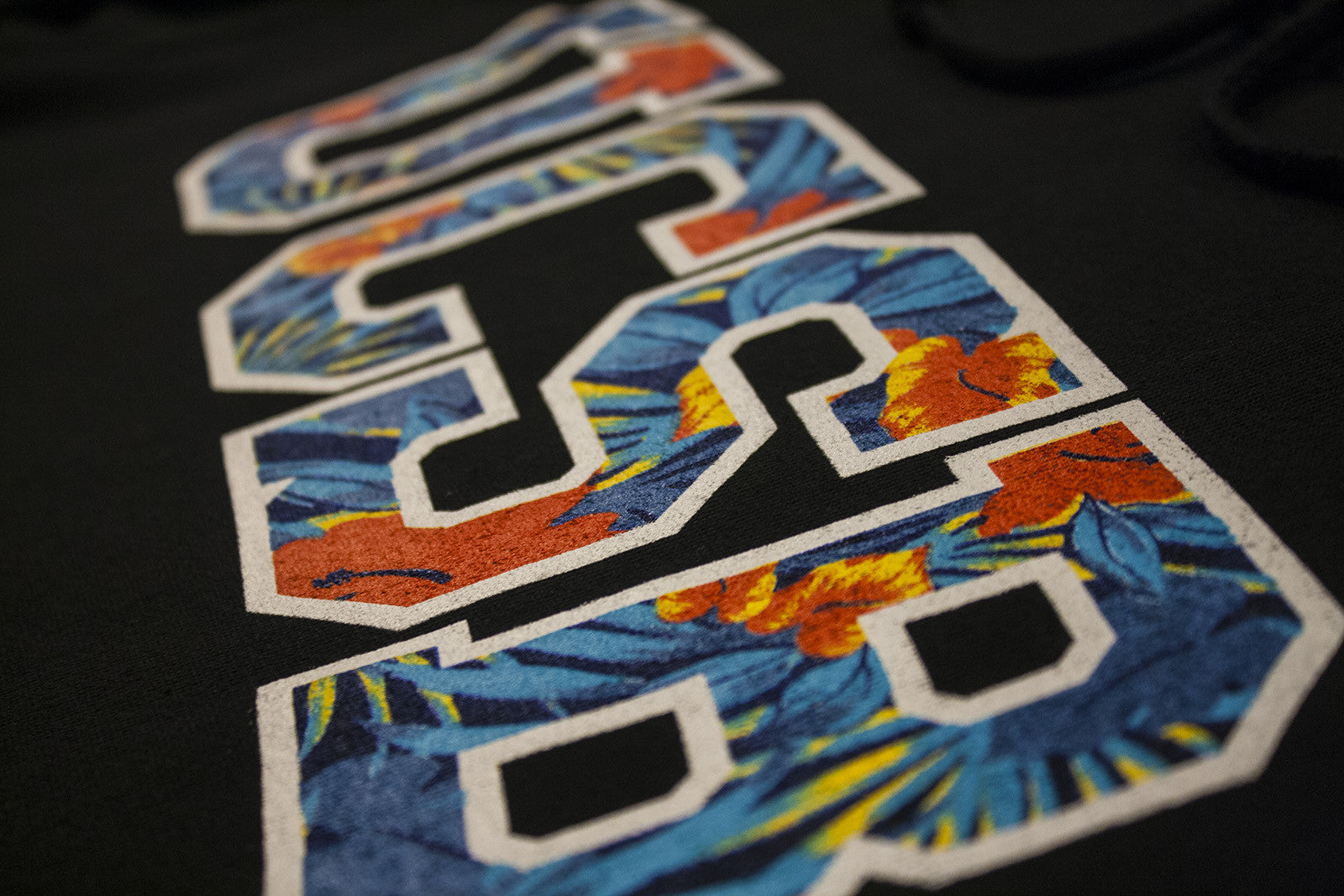UCSB Floral Black Hoodie [discontinued]