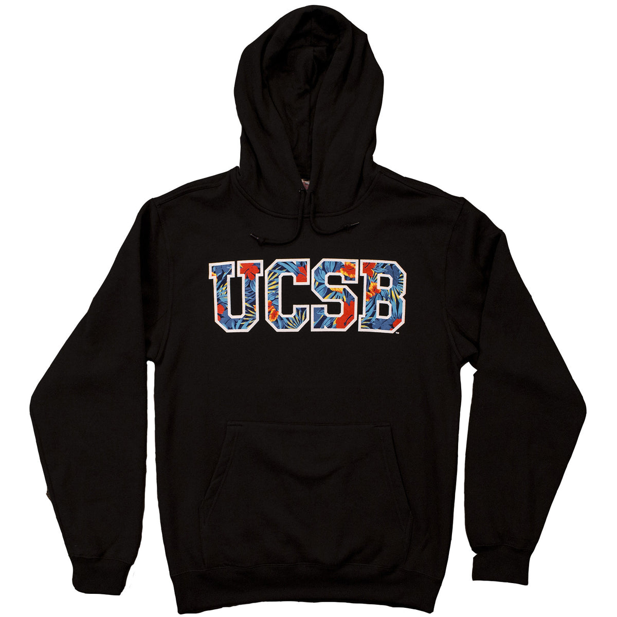 UCSB Floral Black Hoodie [discontinued]