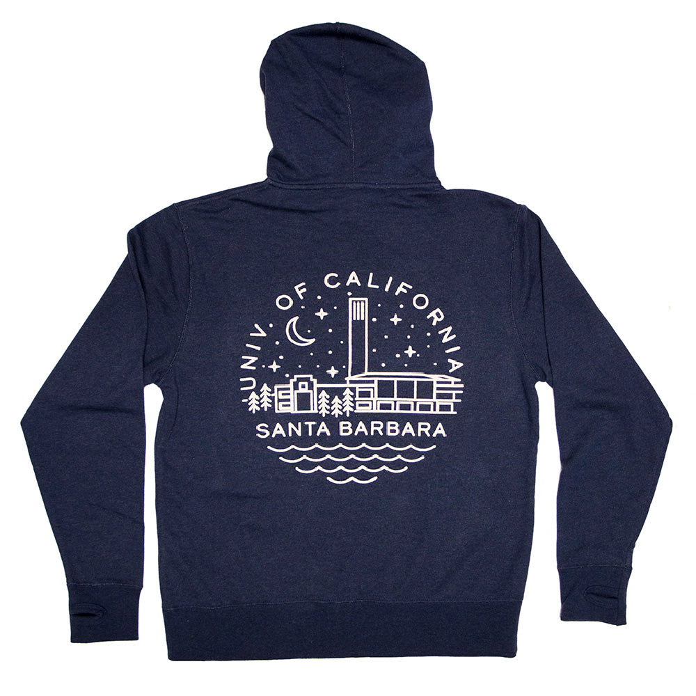 UCSB Heather French Terry Zip Hoodie [Discontinued]