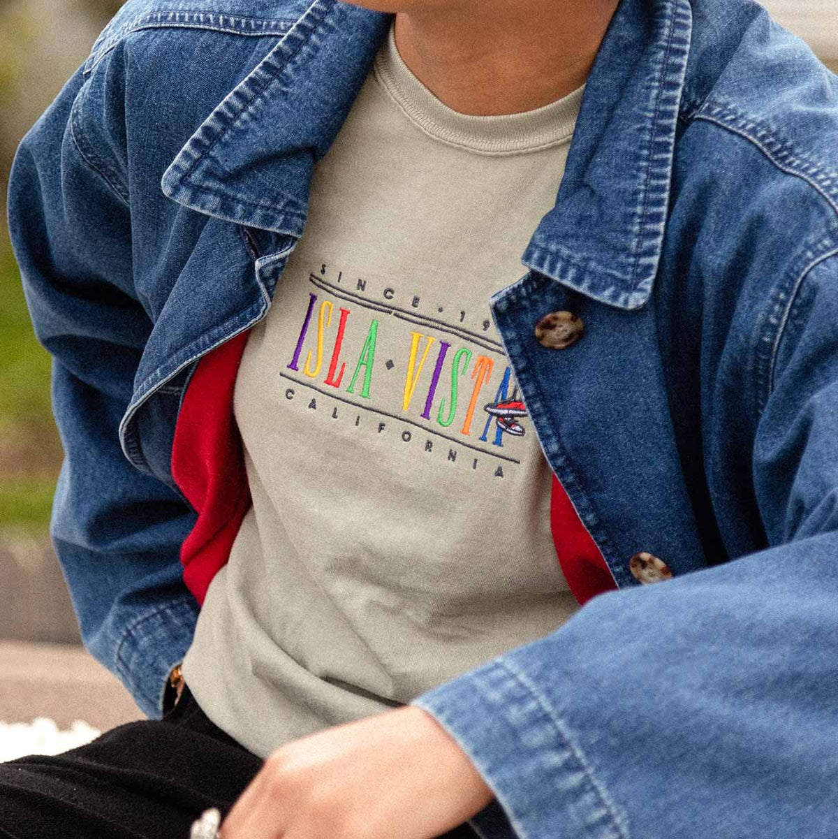 Embarcadero Embroidered Tee