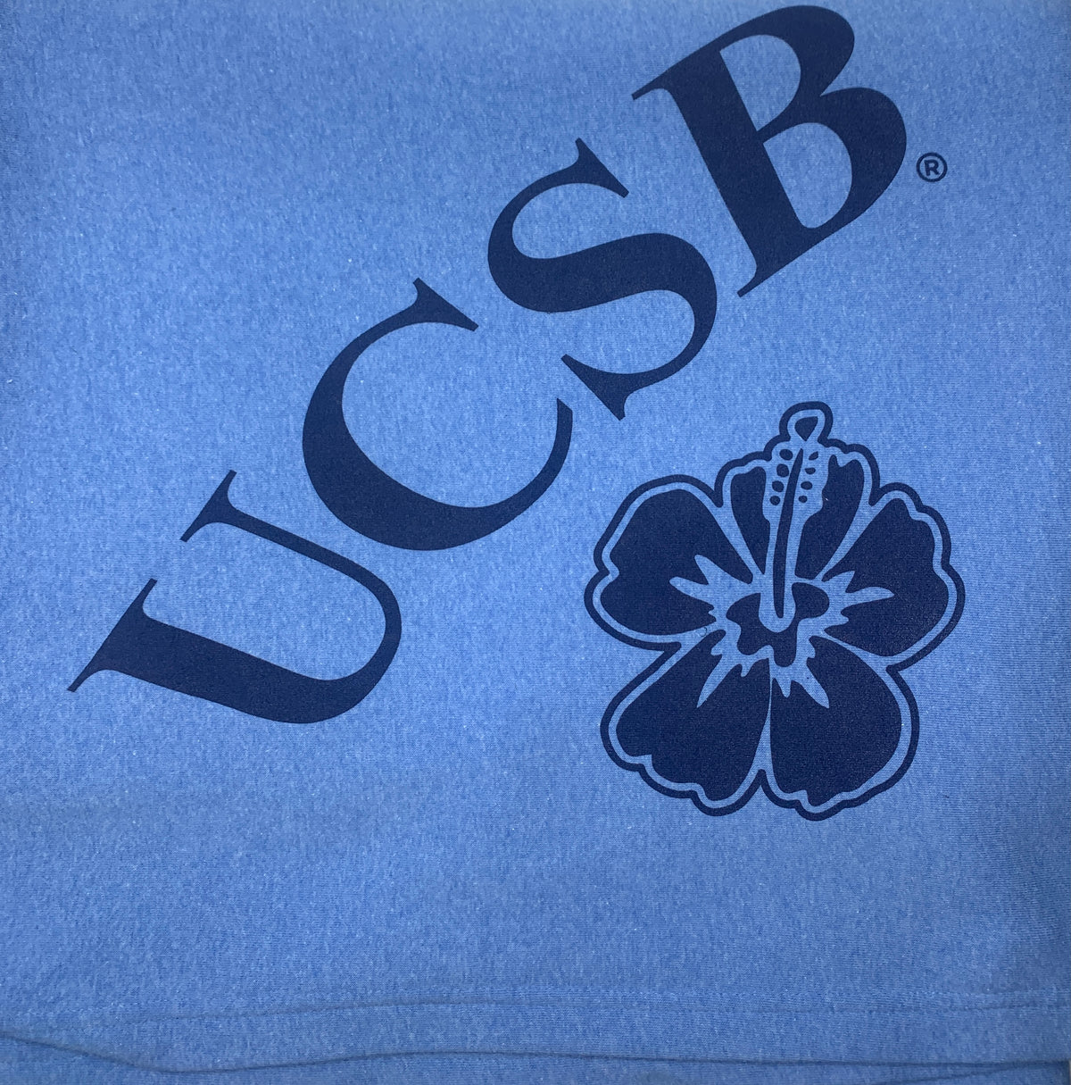 UCSB Hibiscus Heathered Fleece Throw [Discontinued]