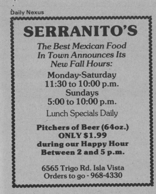 Legends of IV - Serranito's Mexican Food - Island View Outfitters